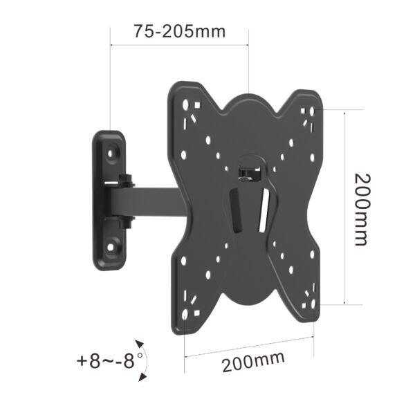 Swivel TV Mount VESA:200x200mm Fit TV Size:17"-42" - Image 2