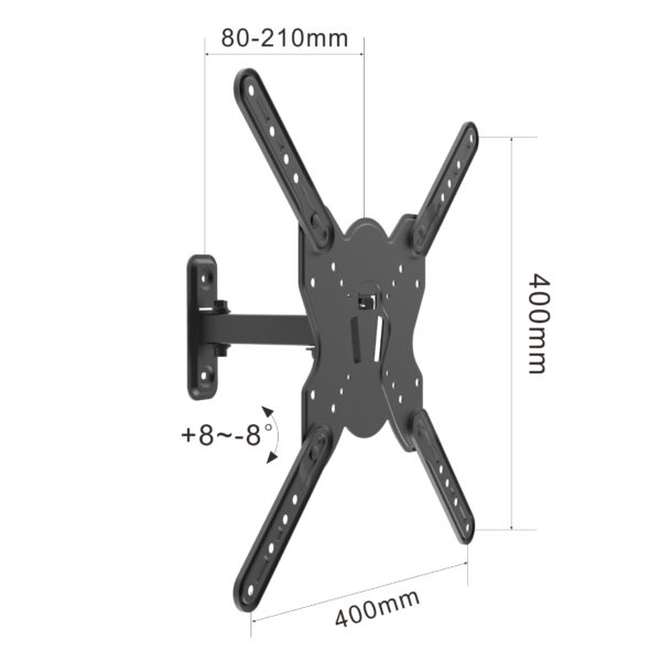 Swivel TV Mount VESA:400x400mm Fit TV Size:17"-55" - Image 2