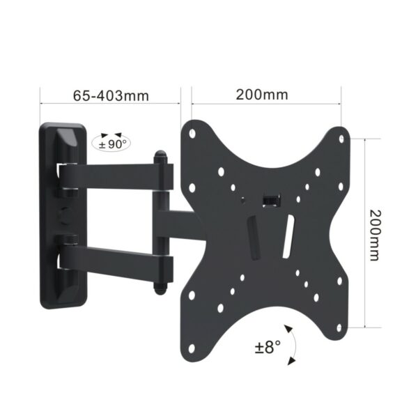 Swivel TV Mount VESA:200x200mm Fit TV Size:17"-42" - Image 2