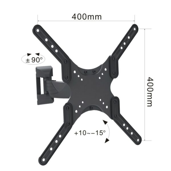 Swivel TV Mount VESA:400x400mm Fit TV Size:17"-55" - Image 2