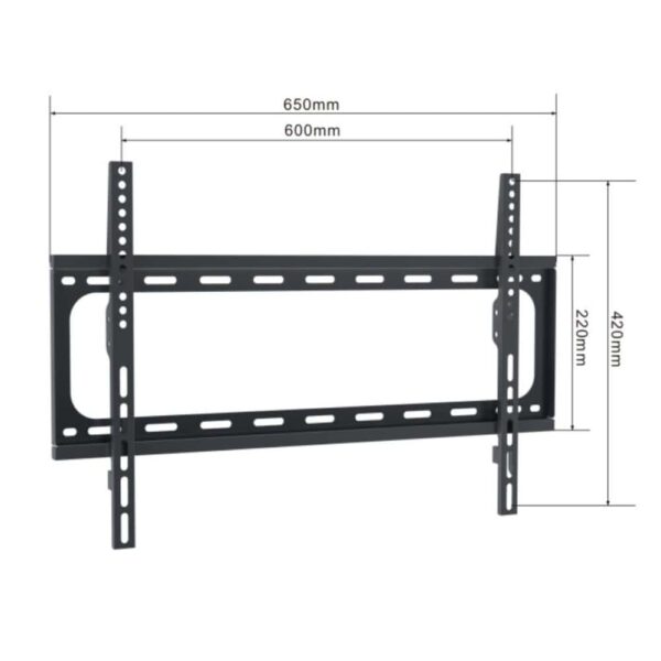 Fixed TV Mount VESA:600x400mm Fit TV Size:37"-75" - Image 2