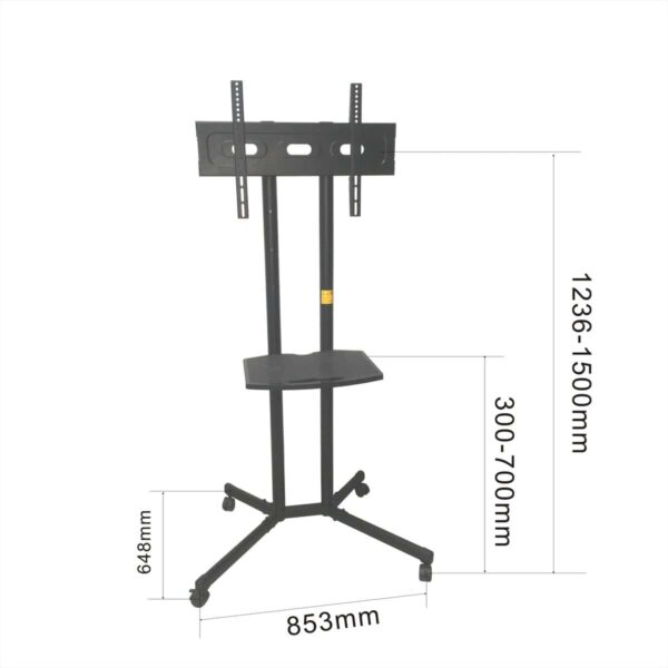 TV Cart VESA:600x400mm Fit TV Size:37"-75" - Image 2