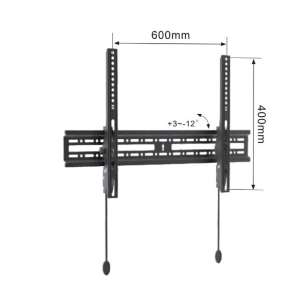 Tilt TV Mount   VESA:600x400mm   Fit TV Size:37"-75" - Image 4