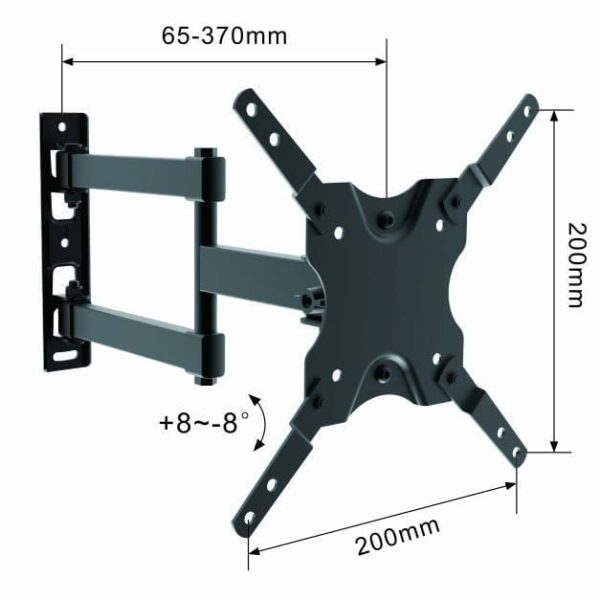 Swivel TV Mount VESA:200x200mm Fit TV Size:17"-42" - Image 2