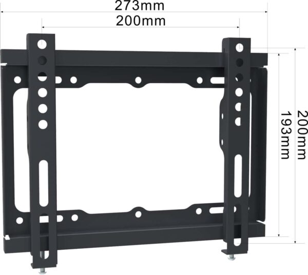 Fixed TV Mount VESA:200x200mm Fit TV Size:23"-42" - Image 3