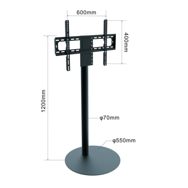 TV Floor Stand VESA:600x400mm Fit TV Size:37"-75" - Image 2