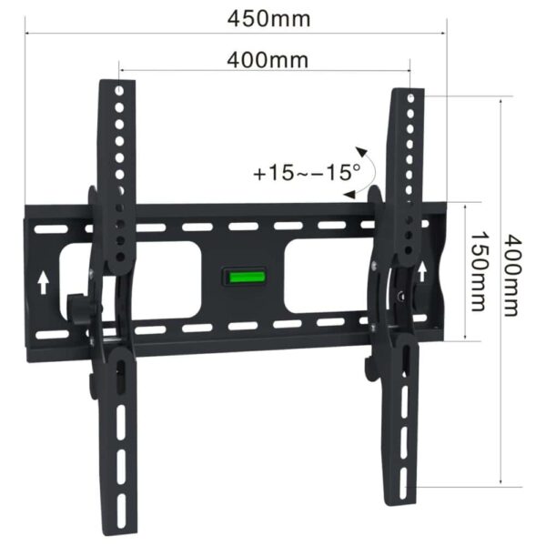 Tilt TV Mount VESA:400x400mm Fit TV Size:32"-55" - Image 2