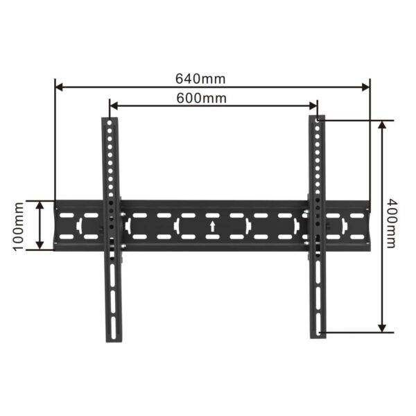 Tilt TV Mount  VESA:600x400mm  Fit TV Size:37"-75" - Image 2