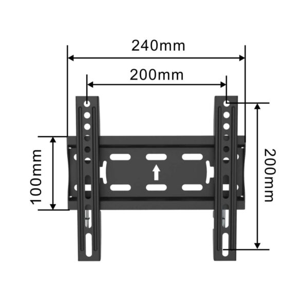 Fixed TV Mount  VESA:200x200mm  Fit TV Size:23"-42" - Image 2