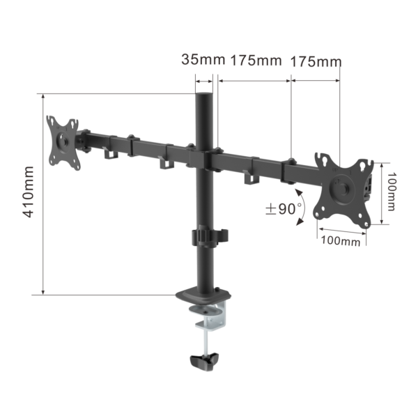 Monitor Mount VESA:100x100mm Fit Screen Size:15"-32" - Image 2