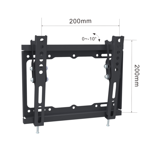 Tilt TV Mount VESA:200x200mm Fit TV Size:23"-42" - Image 2